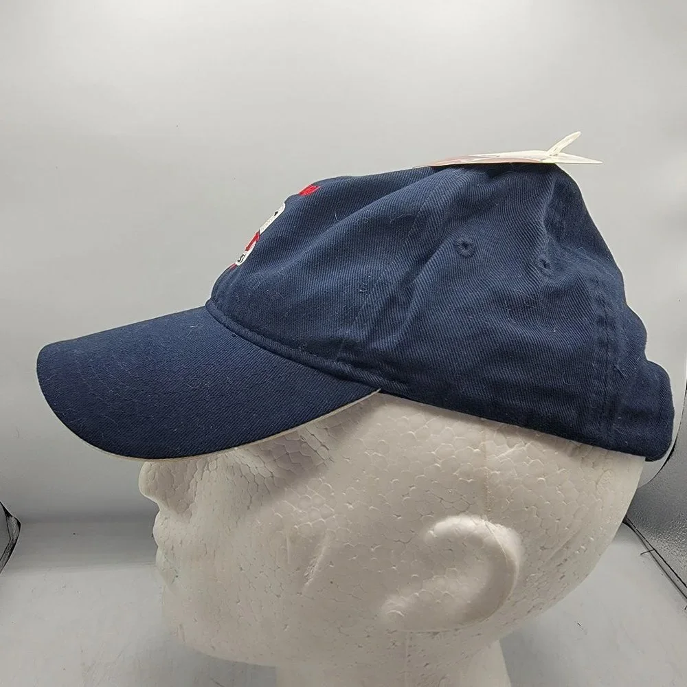 Antigua Brushed Twill Toshiba Classic Adults Navy Blue Hat Cap Golf Outdoors